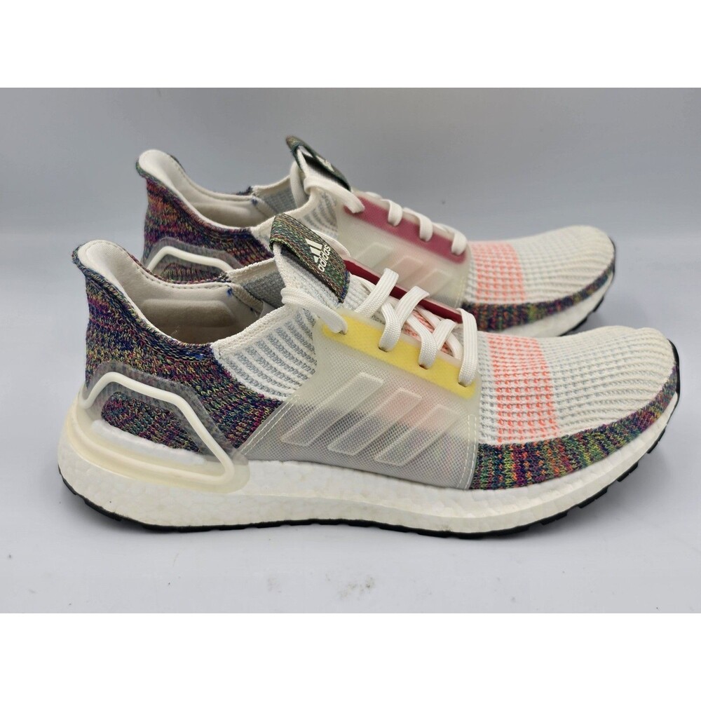 Adidas UltraBoost 19 Shoes Mens Size 8 Pride Multicolor Athletic Sneakers